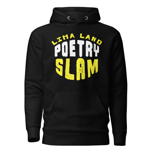 Poetry Slam Yellow Accent Hoodie