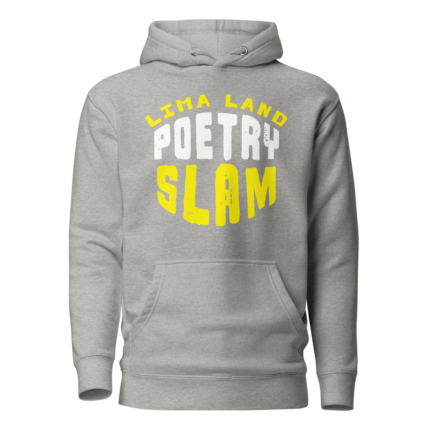 Poetry Slam Yellow Accent Hoodie