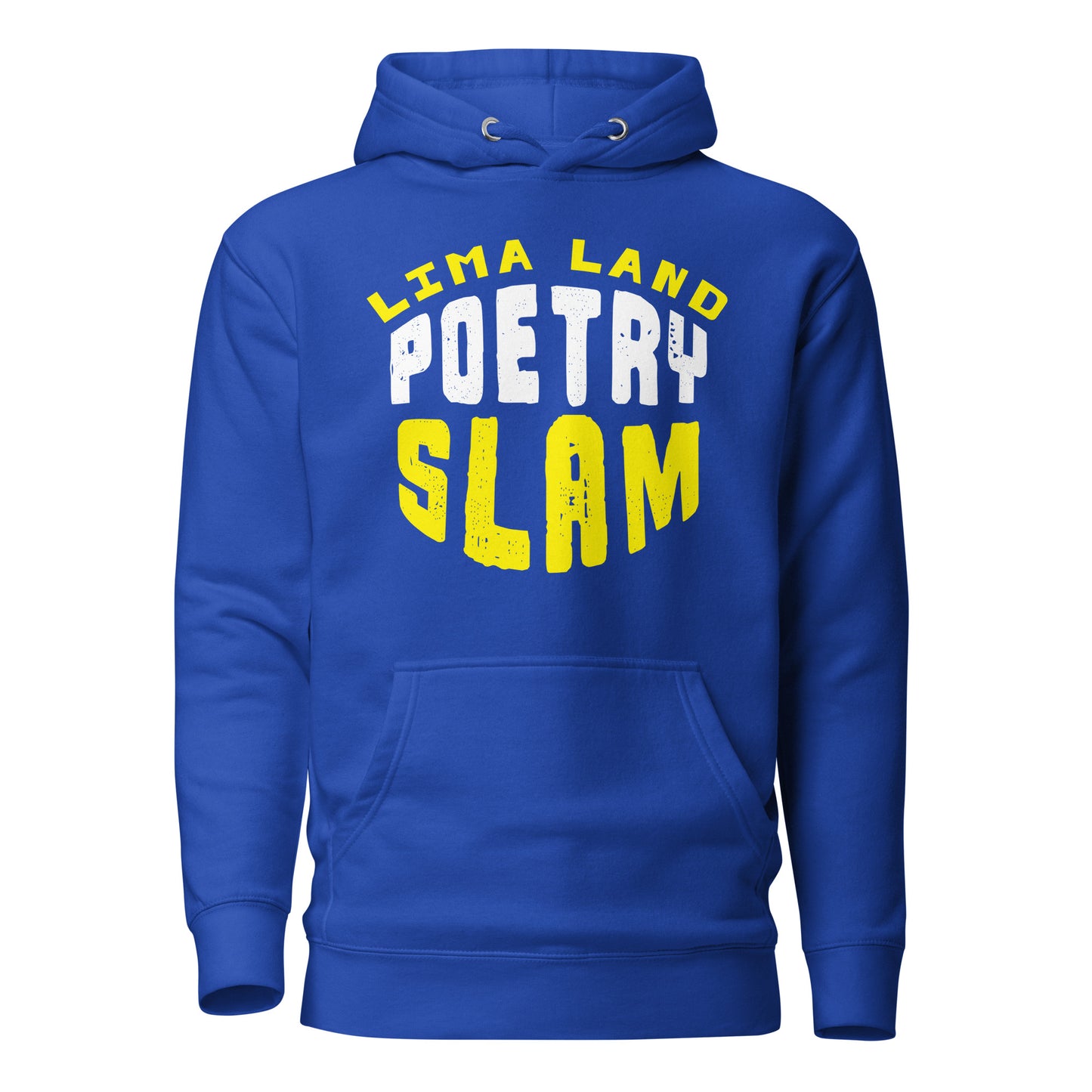 Poetry Slam Yellow Accent Hoodie