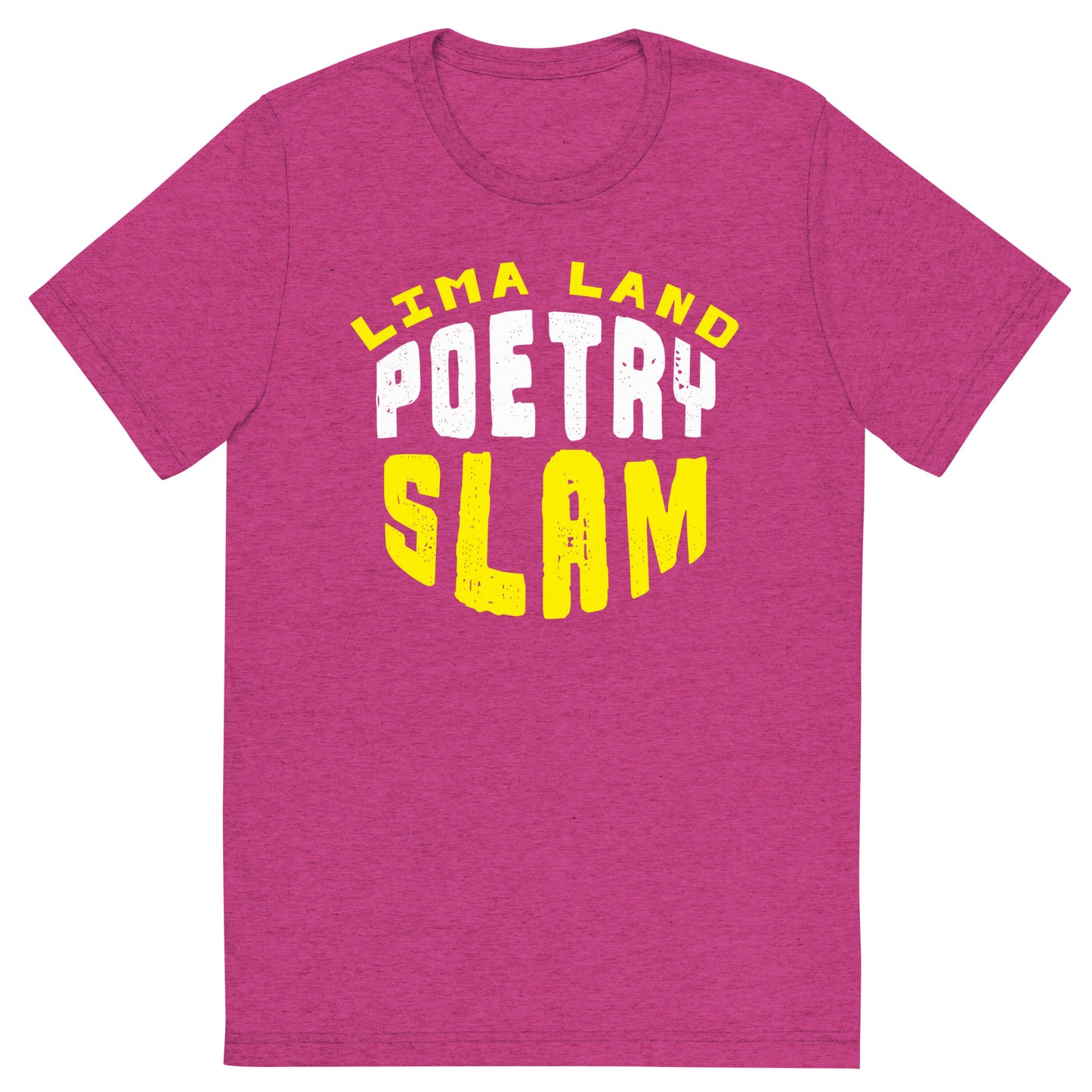 Lima Land Poetry Slam Yell Accent Tee