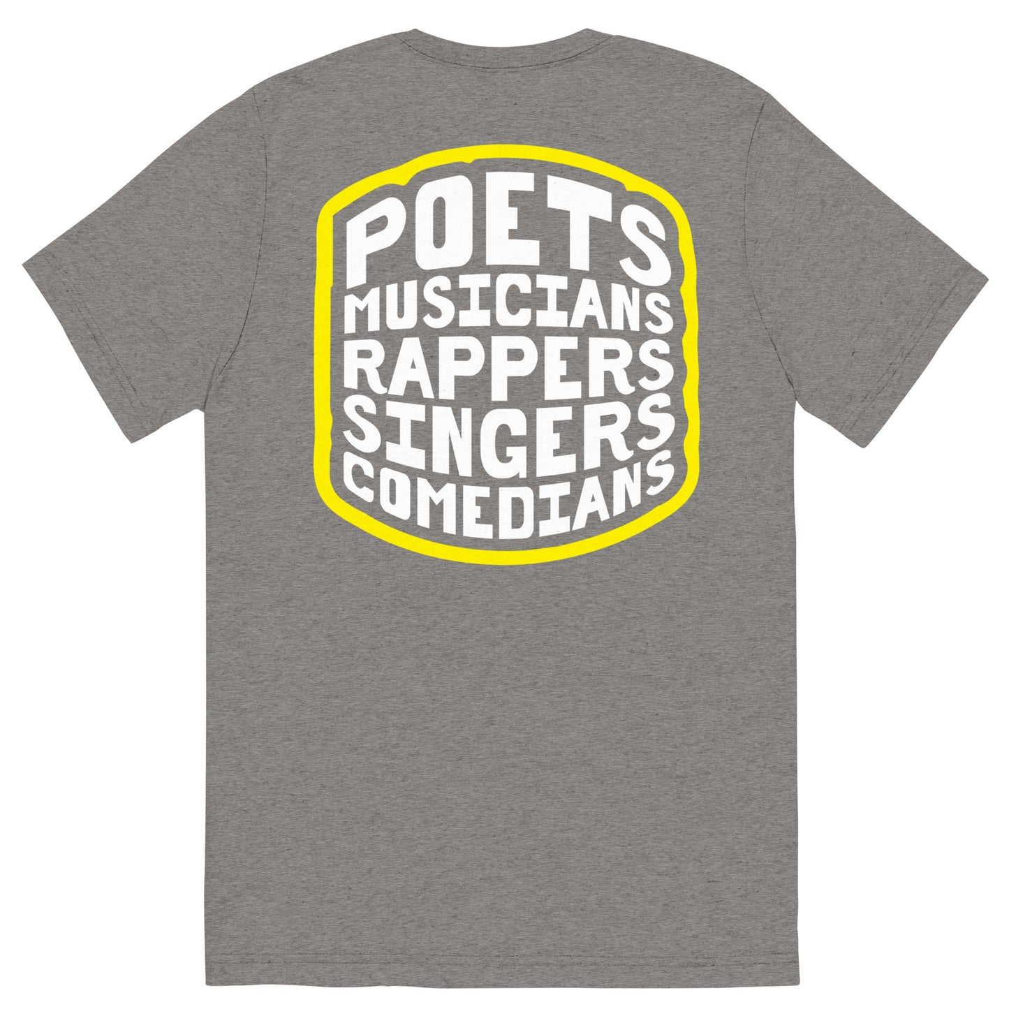 Lima Land Poetry Slam Yell Accent Tee