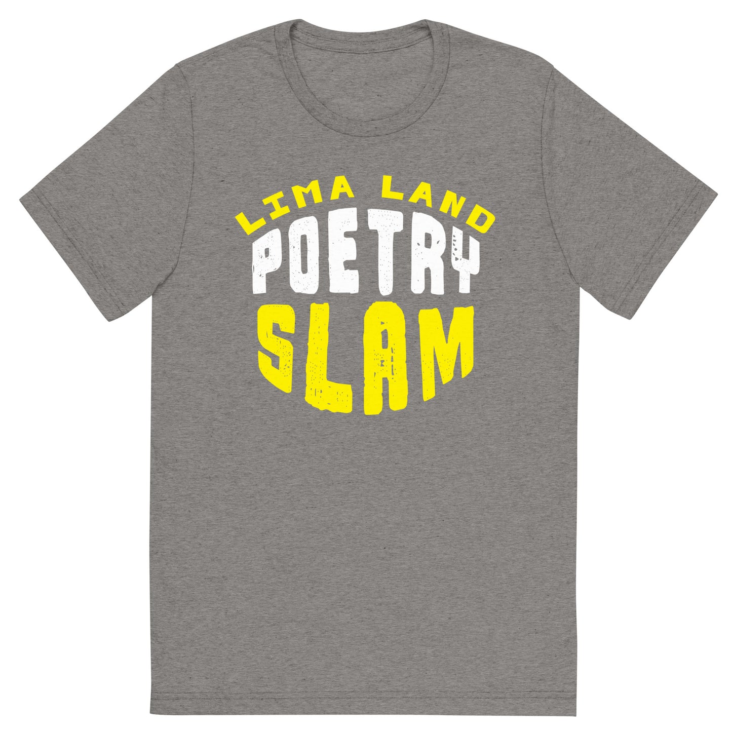 Lima Land Poetry Slam Yell Accent Tee