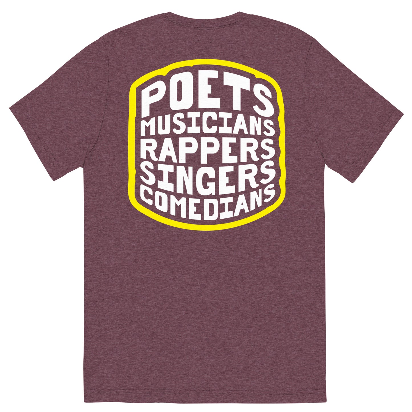 Lima Land Poetry Slam Yell Accent Tee