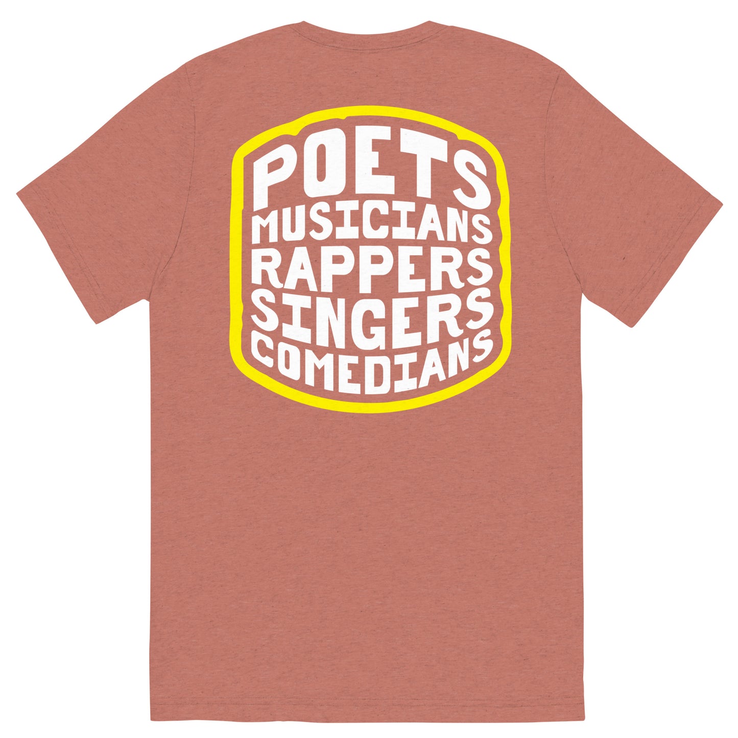 Lima Land Poetry Slam Yell Accent Tee