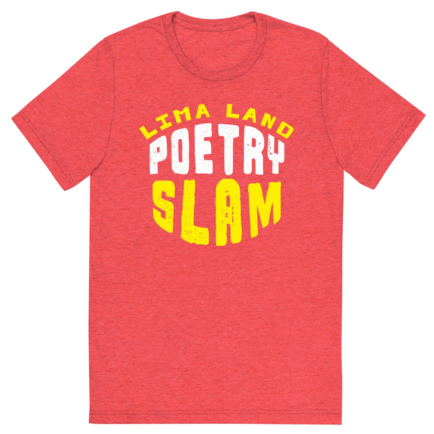 Lima Land Poetry Slam Yell Accent Tee